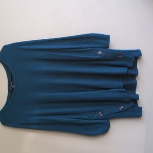 Fortune & Ivy side button sweater